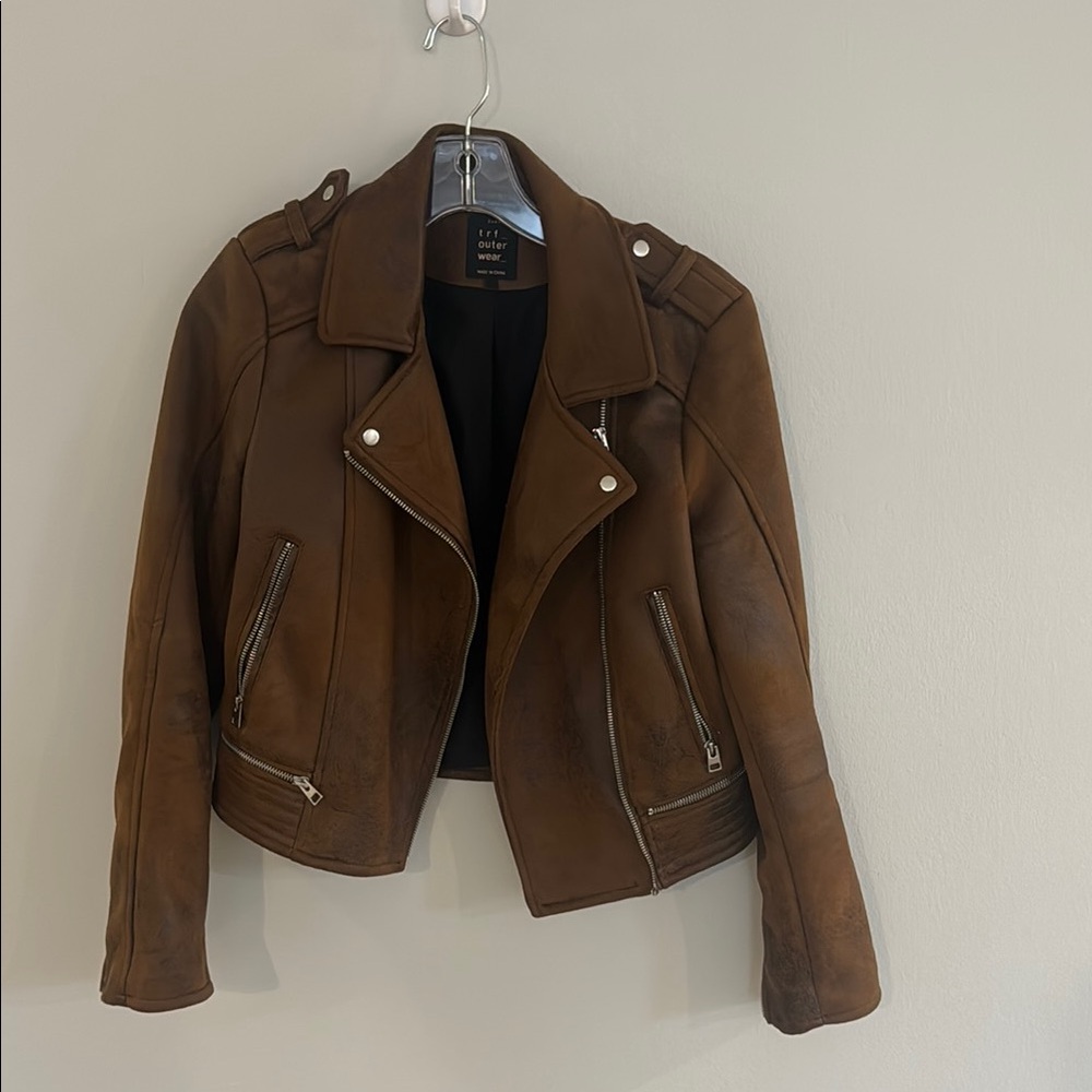 BLANKNYC Brown Leather Jacket